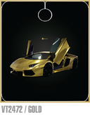 Vincent Cutting Cape: Vintage Motor Series Gold Car