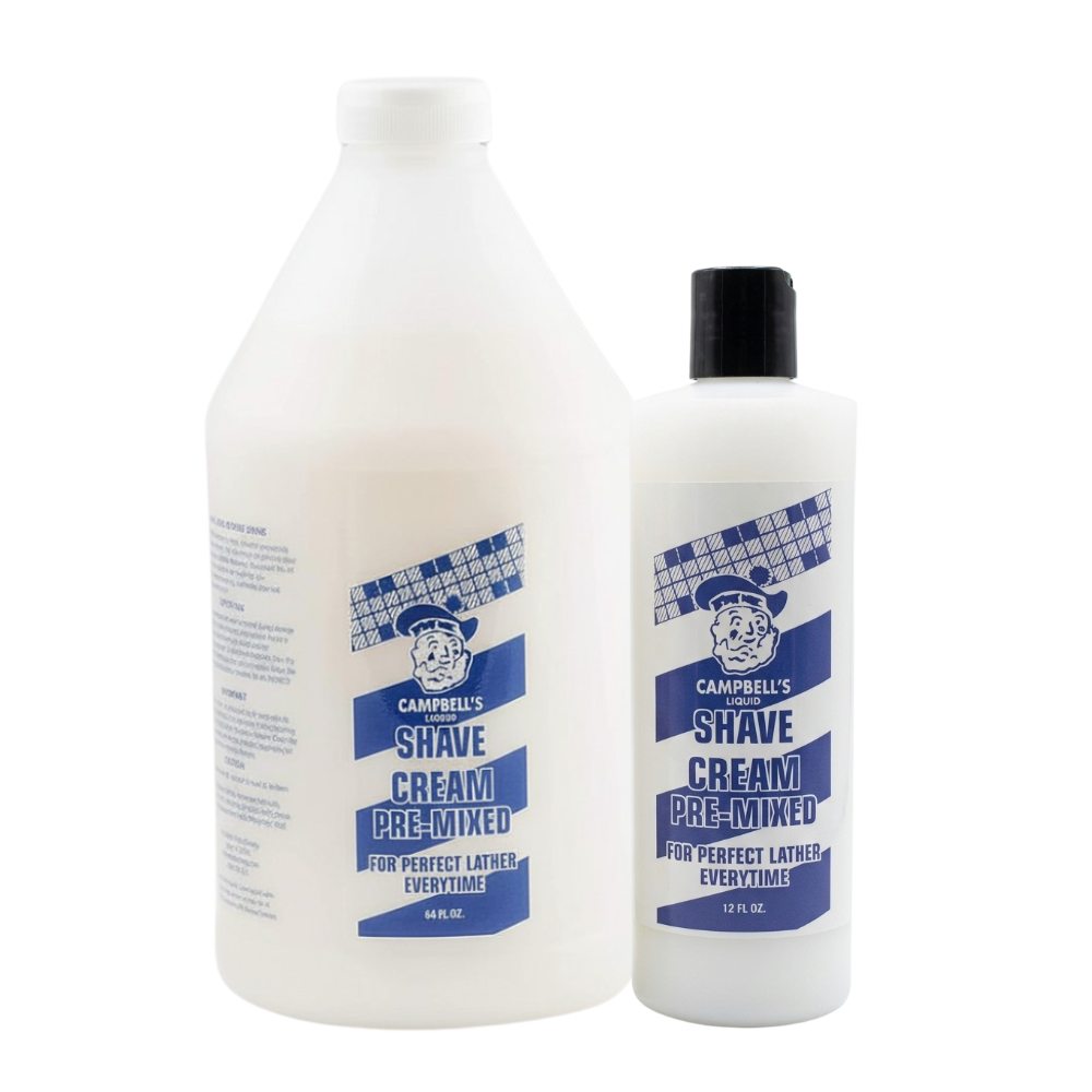 Campbell's Pre-mixed Liquid Lather Shave Cream – WB Barber Supply