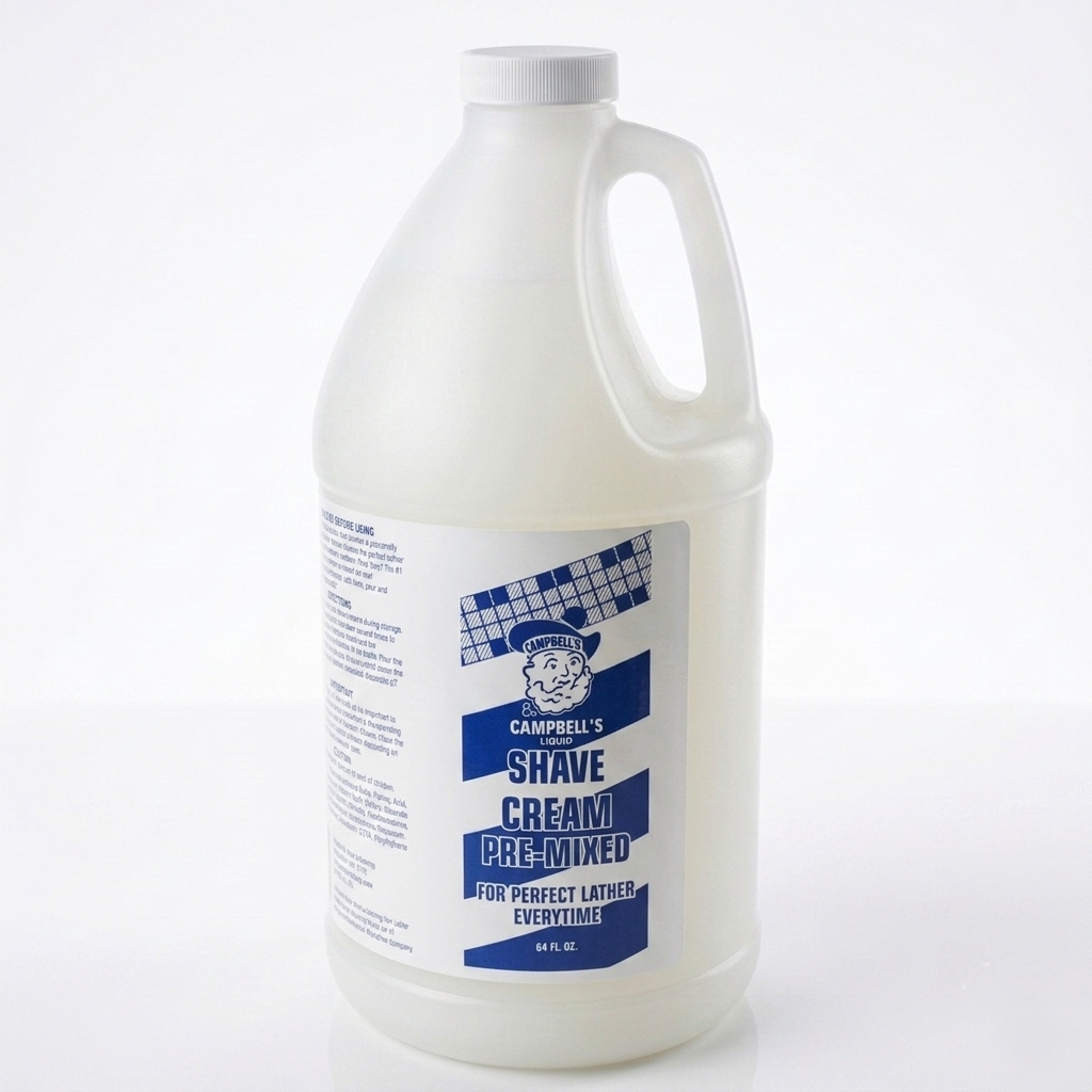 Campbell's Pre-mixed Liquid Lather Shave Cream – WB Barber Supply