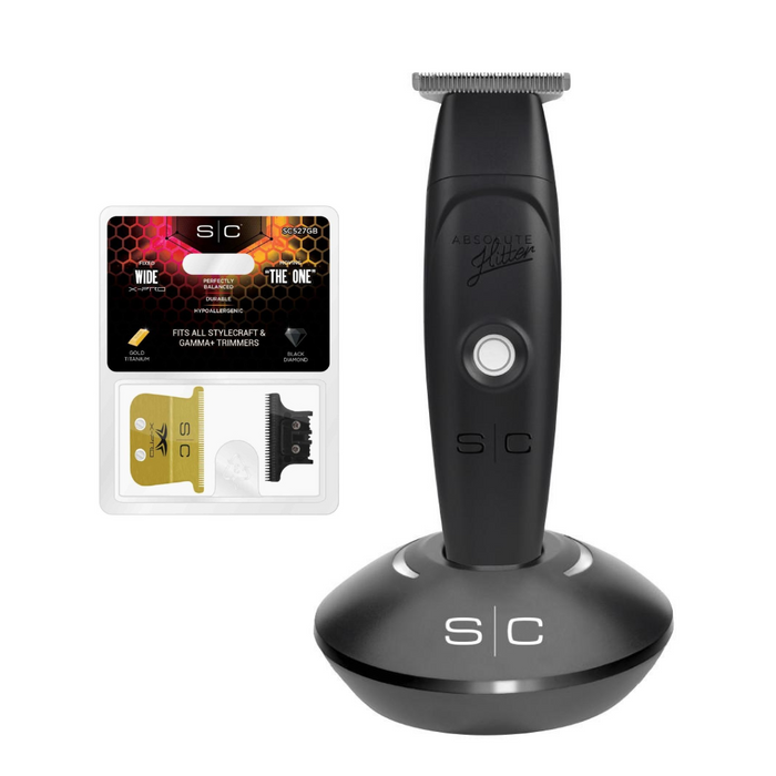 Stylecraft/Gamma+ Blade Runna Deal - X-Ergo Clipper, Absolute Hitter Trimmer, Replacement Trimmer Blade Set, Wireless Prodigy Shaver, Replacement Slick Foil, Fade Brush & FREE Tool Box!