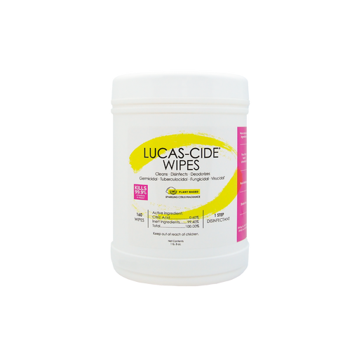 Lucas-Cide Disinfectant Wipes - 160 Count