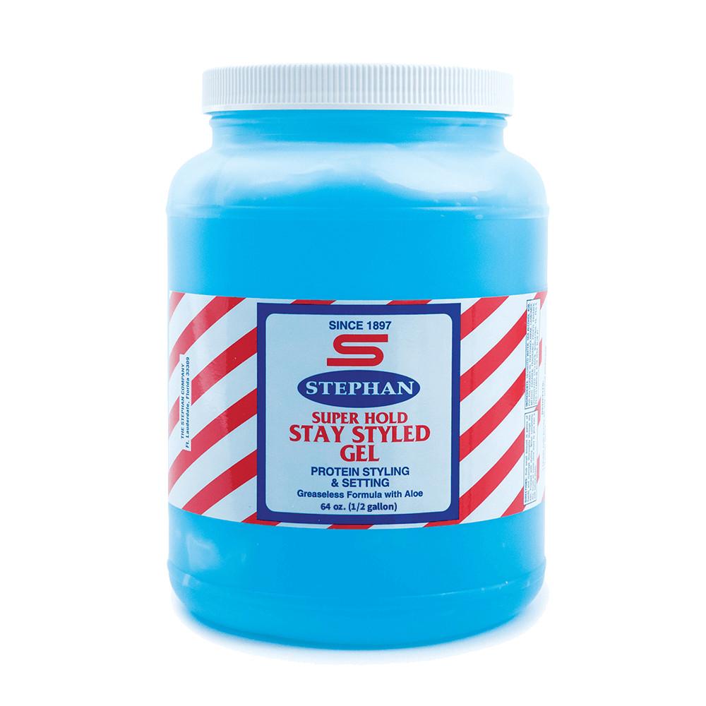Stephan Stay Styled Gel 64 oz – WB Barber Supply