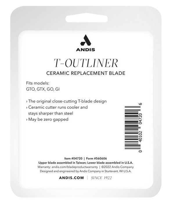 Andis T-Outliner Ceramic Replacement Blade #04720