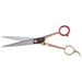 C-MON Pinnacle 7 1/2" Shear - 24K Gold - Serrated Edge - 07876