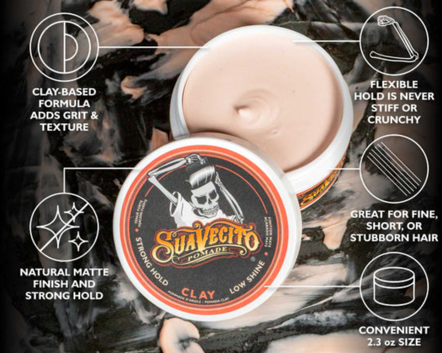 Suavecito Firme Clay Pomade
