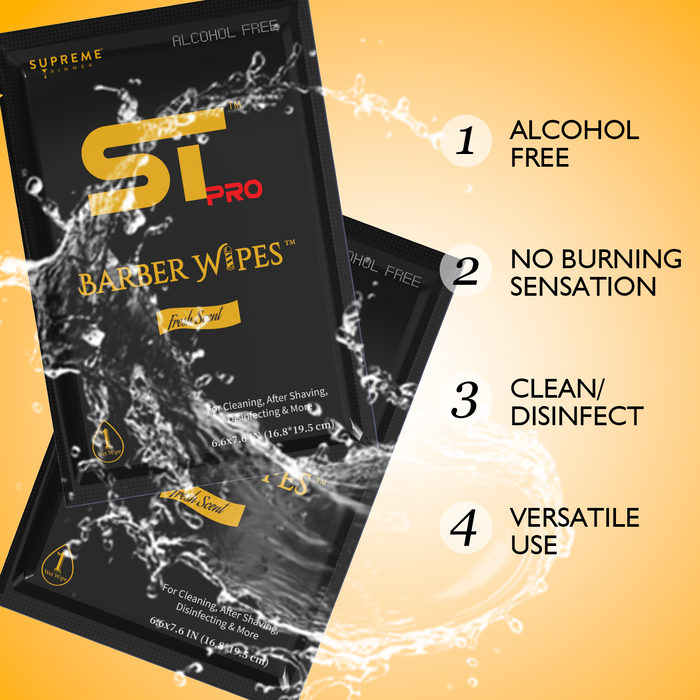 Supreme Trimmer Barber Wipes The OG Aftershave Wipes