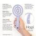 Cricket Hapi So Clean Scalp Shampoo Hair Brush