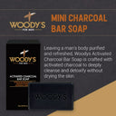 Woody's Mini Charcoal Soap Bar - 3 oz