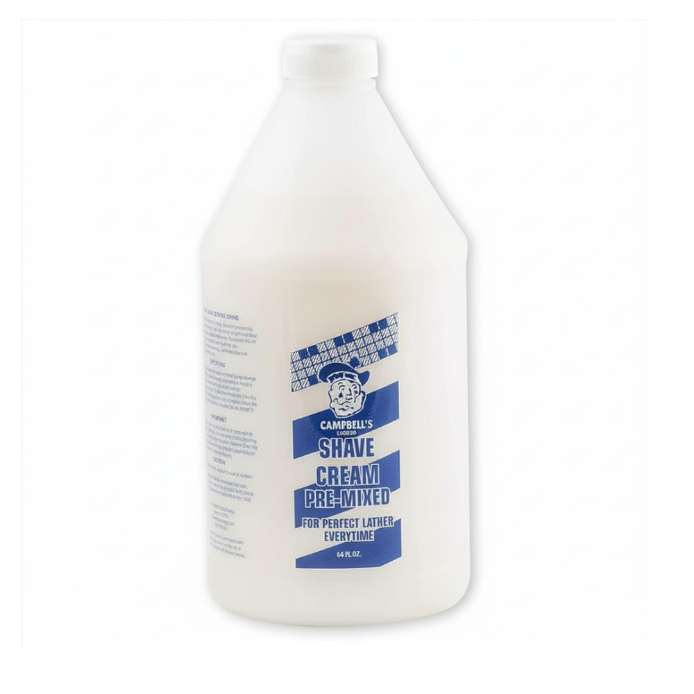 Campbell's Pre-mixed Liquid Lather Shave Cream – WB Barber Supply