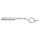 A stainless steel professional hair razor with the brand name 'SLEEK' and brand 'Olivia Garden' printed on the blade, shown against a plain white background.