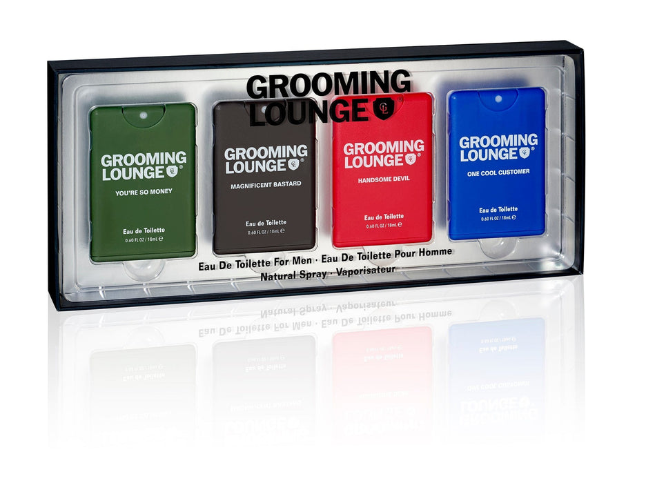 Grooming Lounge Men's Fragrances - 4-Piece Pocket Spray Gift Set
