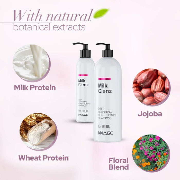 Image Milk Clenz Shampoo For Damaged Hair