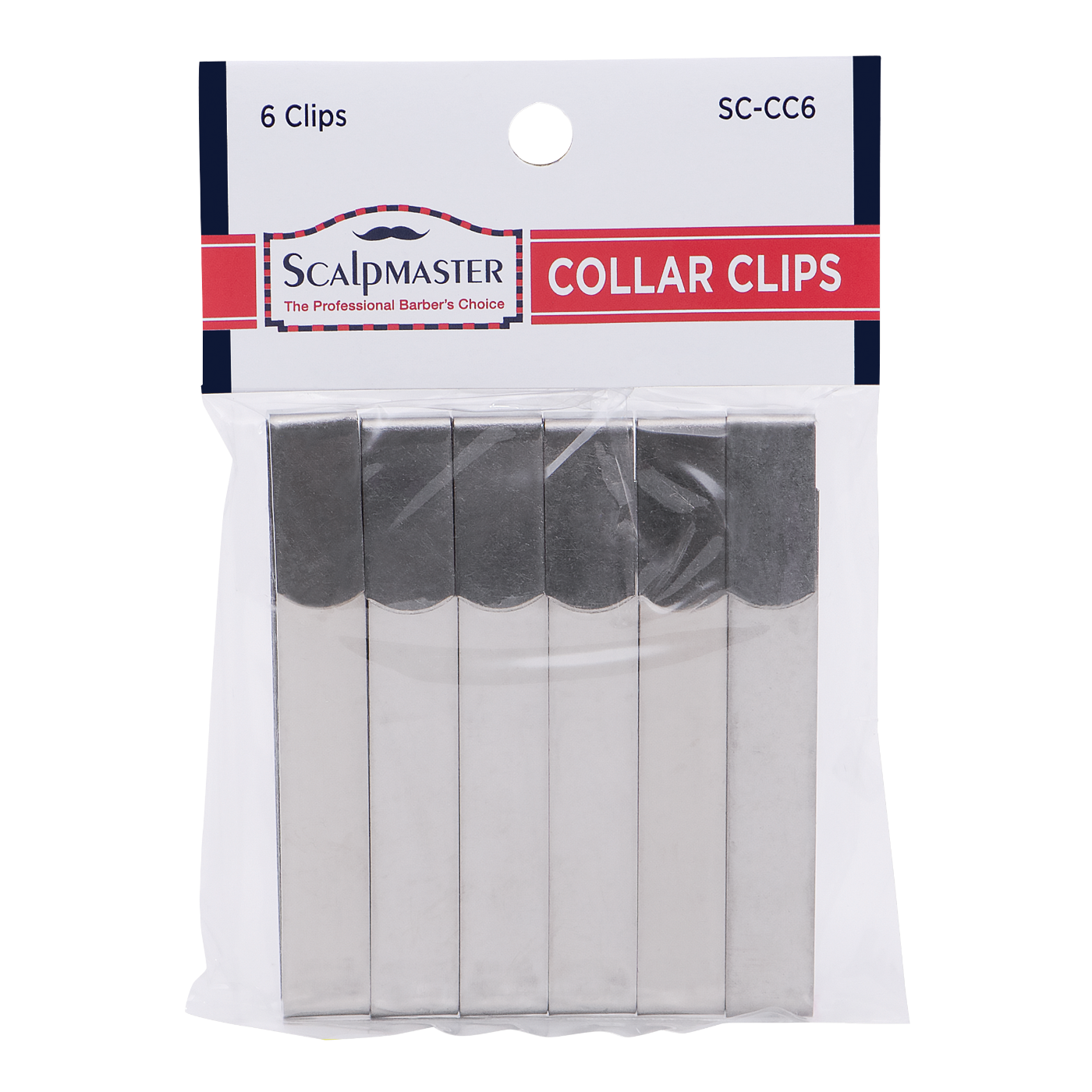 Scalpmaster Collar Clips - 6 Pack #SC-CC6 – WB Barber Supply
