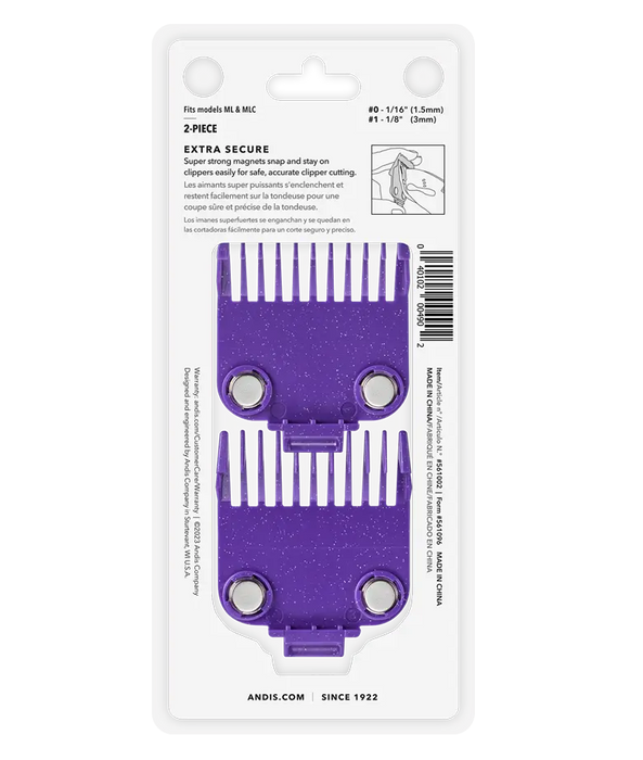 Andis Master Magnetic OG Comb Set Dual Pack (2pcs) #561002