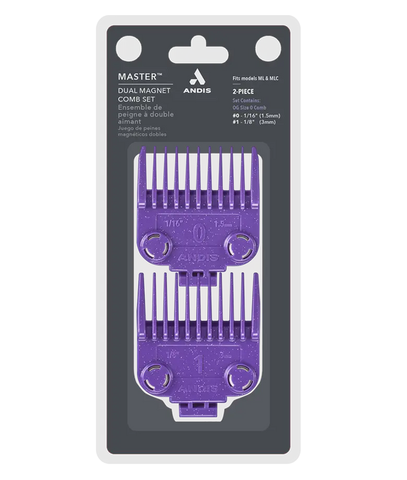 Andis Master Magnetic OG Comb Set Dual Pack (2pcs) #561002