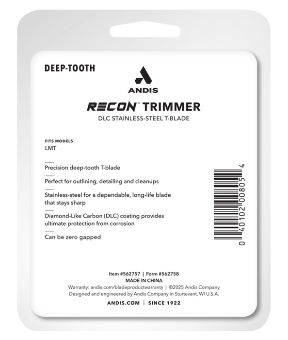 Andis ReCon Trimmer T-Blade Replacement Blade - LMT #562757
