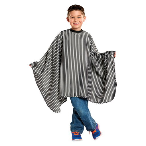 Scalpmaster Kids Striped Barber Cape #4130