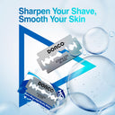 Dorco ST300 Platinum Extra Double Edge Razor Blades - 100 Count - Blue #ST300
