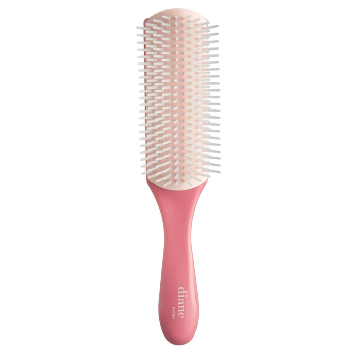 Diane Pro Nylon Pin Styling 9-Row Hair Brushes Pink