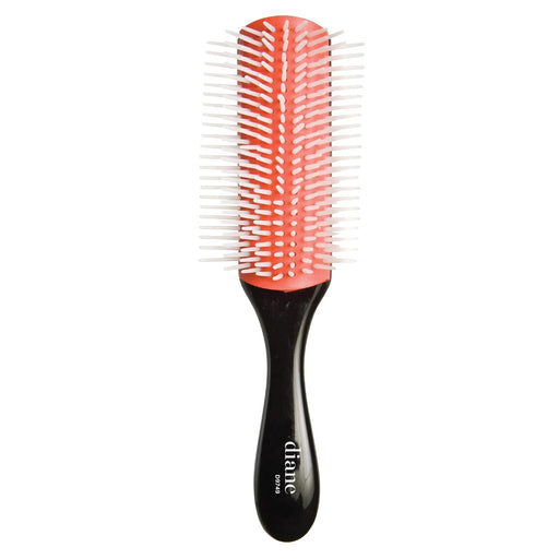 Diane Pro Nylon Pin Styling 9-Row Hair Brushes Red/Black