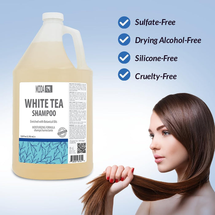 MODA White Tea Moisturizing Shampoo Gallon