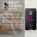 L3VEL3 Face & Body Wax Strips - Peach Rose - Pre-Waxed Hair Removal Strips #100820