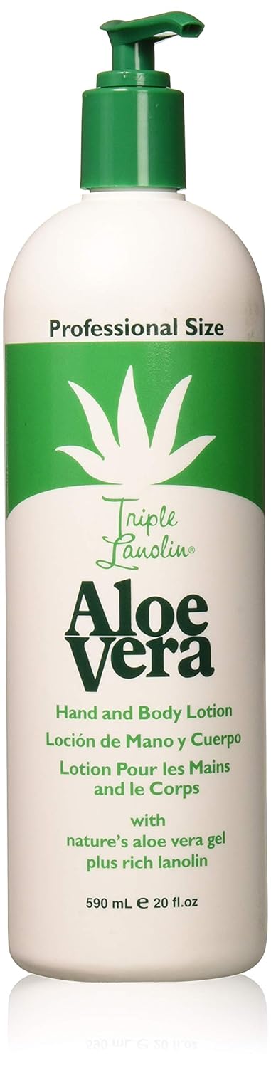 Triple Lanolin Aloe Vera Hand and Body Lotion 20oz