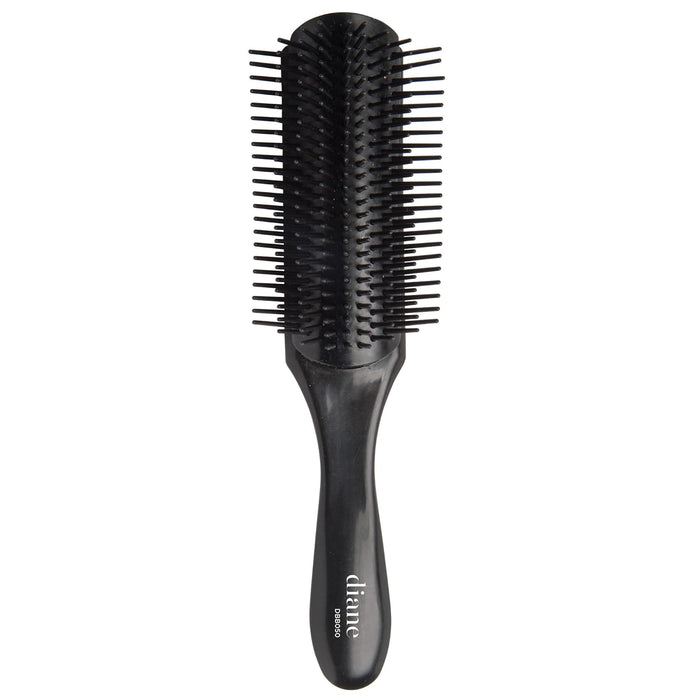 Diane Pro Nylon Pin Styling 9-Row Hair Brushes Black