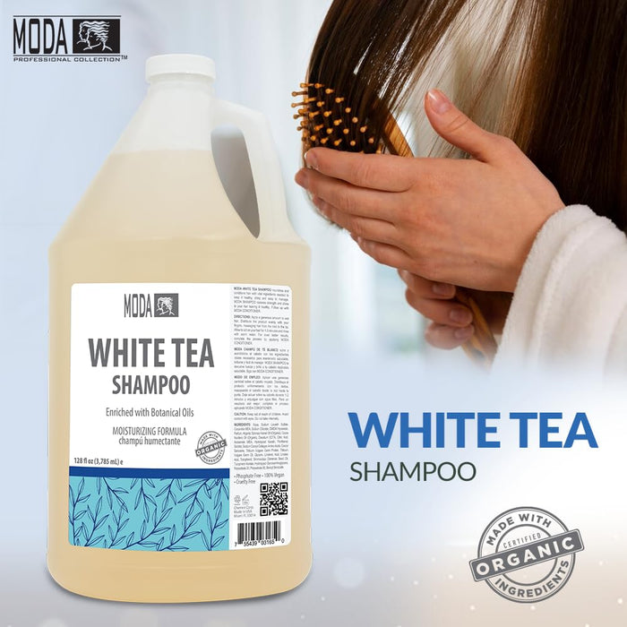 MODA White Tea Moisturizing Shampoo Gallon