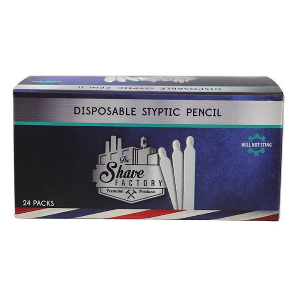 The Shave Factory Disposable Styptic Pencil – WB Barber Supply