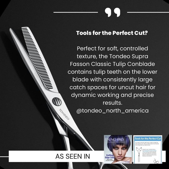 Tondeo Supra Fasson Classic Tulip Conblade Thinning Shears