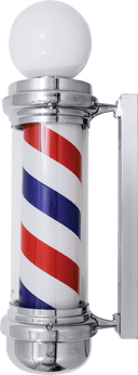 Yanaki TALL Globe Barber Pole #YA2131T
