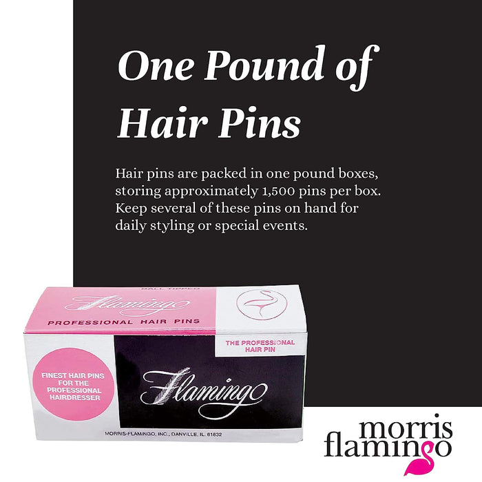 Morris Flamingo Hair Pins (Black, Brown or Silver)
