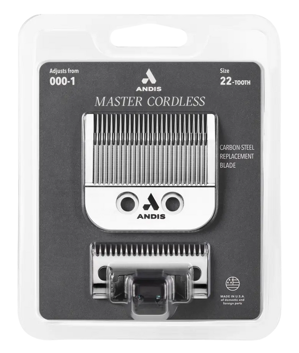 Andis Master Cordless Replacement Blade, Carbon Steel Size 000-1 #74040