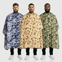 Capa de peinado con estampado de camuflaje de Campbell (varios colores)