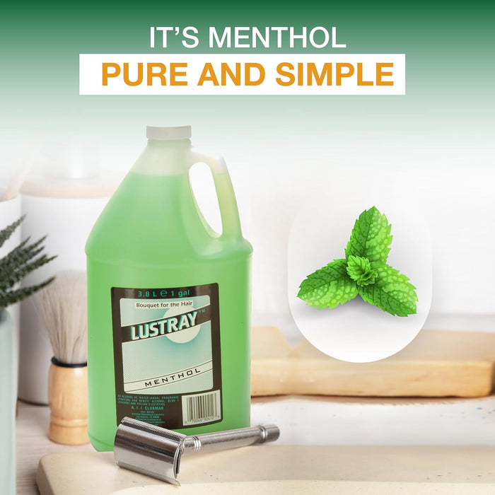 Lustray Menthol Face & Scalp Rub Gallon