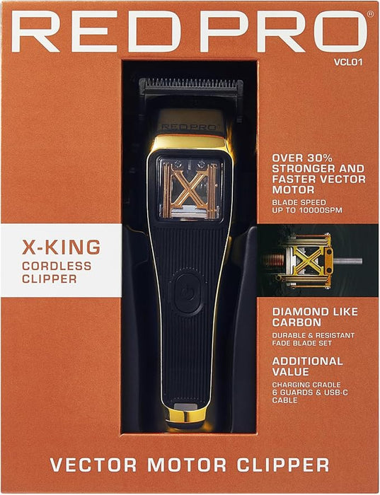 RED Pro X-King Vector Motor Cordless Clipper