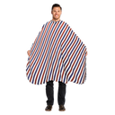 Scalpmaster Modern Striped Cutting Cape #4145