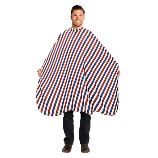 Scalpmaster Modern Striped Cutting Cape #4145