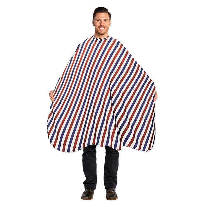Scalpmaster Modern Striped Cutting Cape #4145