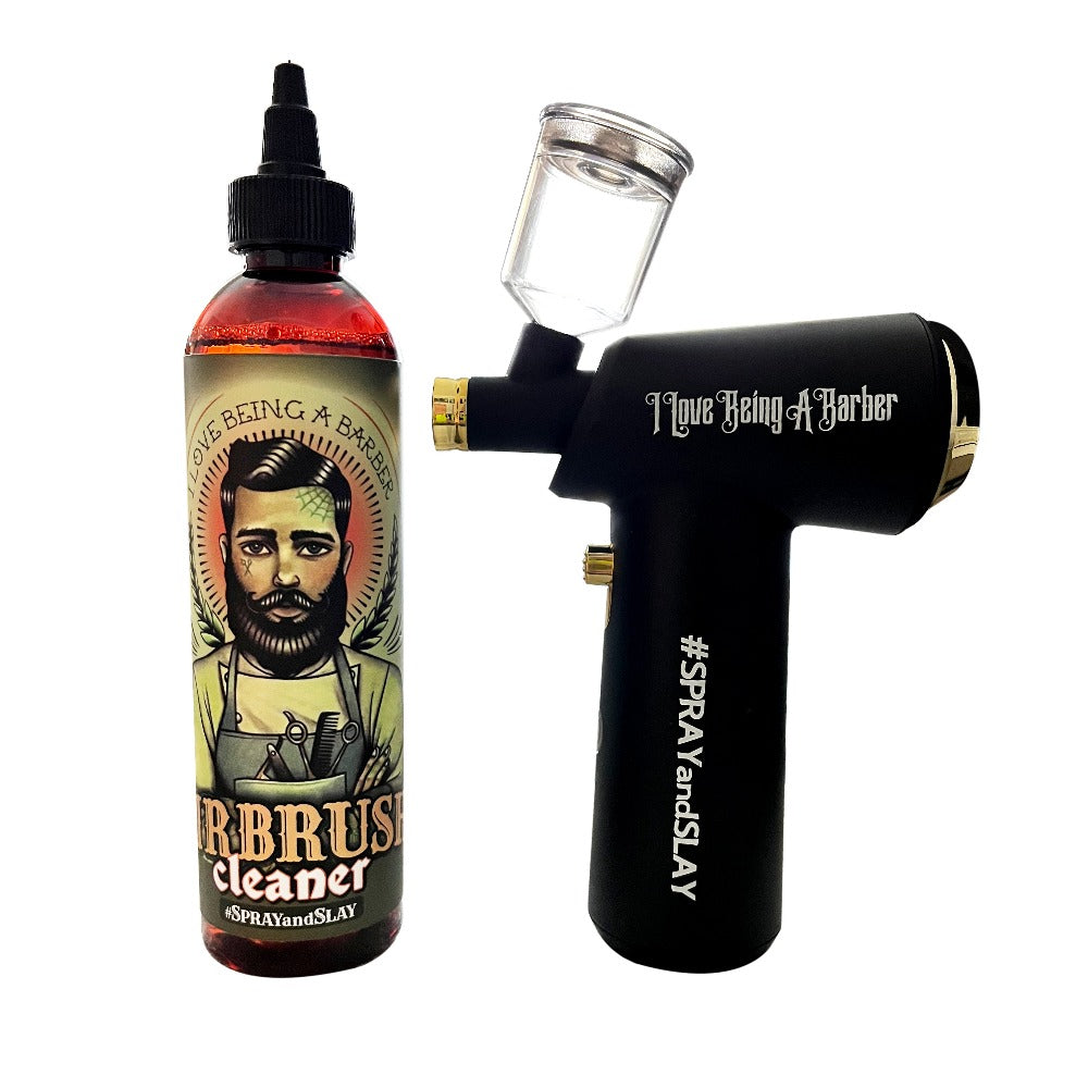 I Love Being A BARBER-Cordless Airbrush-Hair Enhancer for Beard & Lineup-Barber Hair and Beard Applicator for Thicker & Fuller Hairstyling-Mens