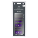 Andis Lynk AMP5 single magnet combs 1.2mm size 4 magnetic combs in a blister pack with a black and white header card.