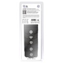 A pack of five black Andis Magnetic Combs, sealed in a clear plastic blister pack with a white backing card. The brand logo 'Andis' is visible at the top of the packaging.