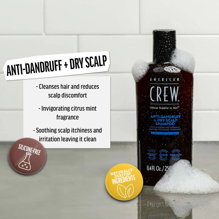 American Crew Anti-Dandruff + Dry Scalp Shampoo 8.4 oz