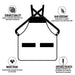 barber apron and cape set- barber apron- barber apron for men- barber apron designer- black barber apron-barber apron for sale - mens barber apron-apron for barbers -barber aprons -hair stylist aprons- best barber apron- hair cutting apron - the barber apron- king midas barber apron