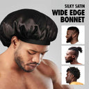 RED by Kiss Men's Elastic Band Silky Satin Bonnet #HD211