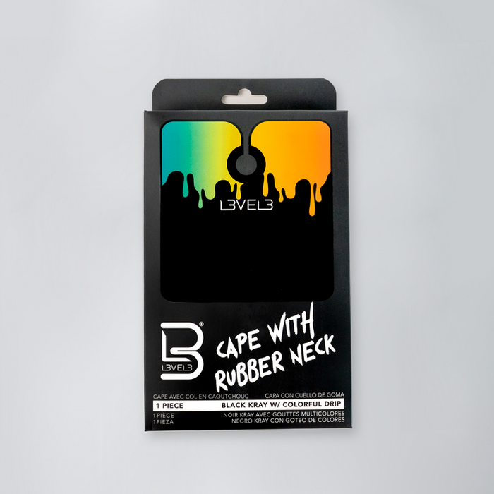 L3VEL3 Professional Rubber Neck Cutting Cape