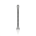 #color_black
Black morris flamingo bob pin on a white background