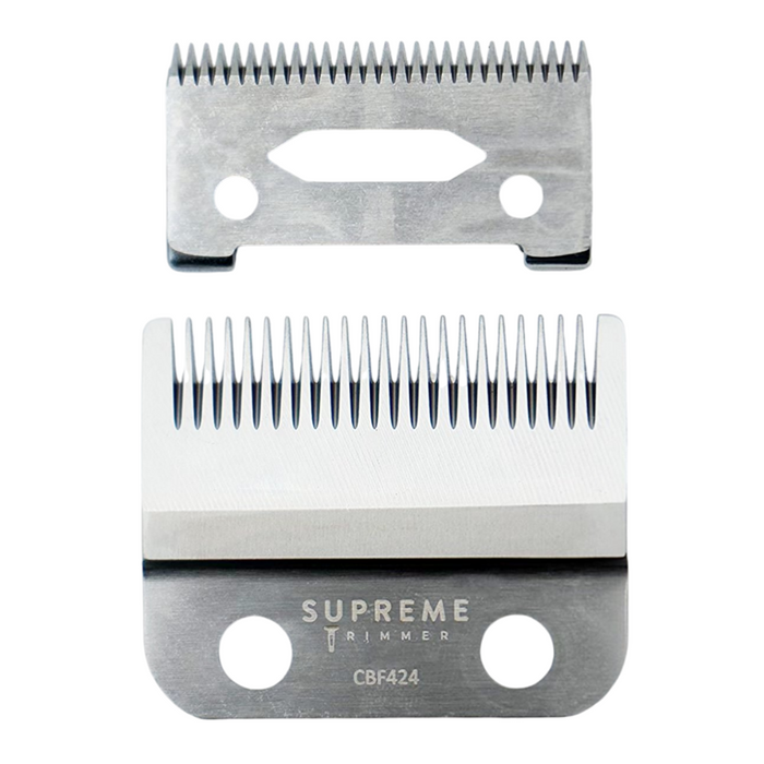 Cuchilla de acero Supreme Trimmer Fade para máquinas de cortar pelo #CBF424