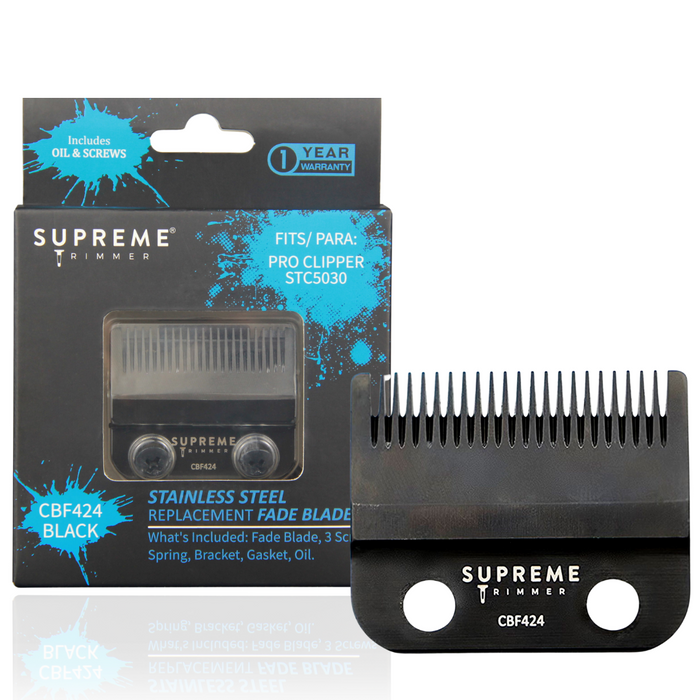 Cuchilla de acero para desvanecimiento Supreme Trimmer CBF424